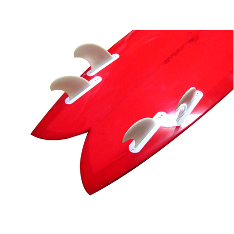 Mitsven / Quad Fish 6`4 Shaped by Bob Mitsven
