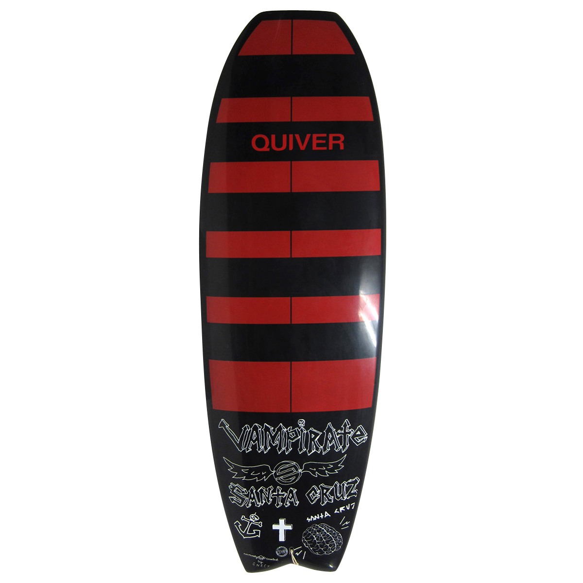 SANTA CRUZ x Vampirate Surfboards / GRAVE DIGGER POWERLYTE 5`2 