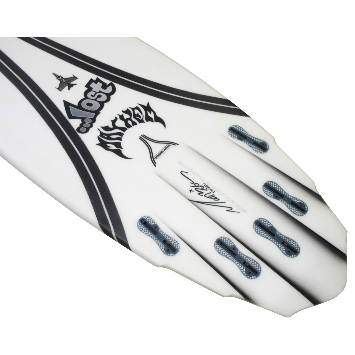 LOST / V3-STEALTH 4 Channel Carbon Wrap 5`10