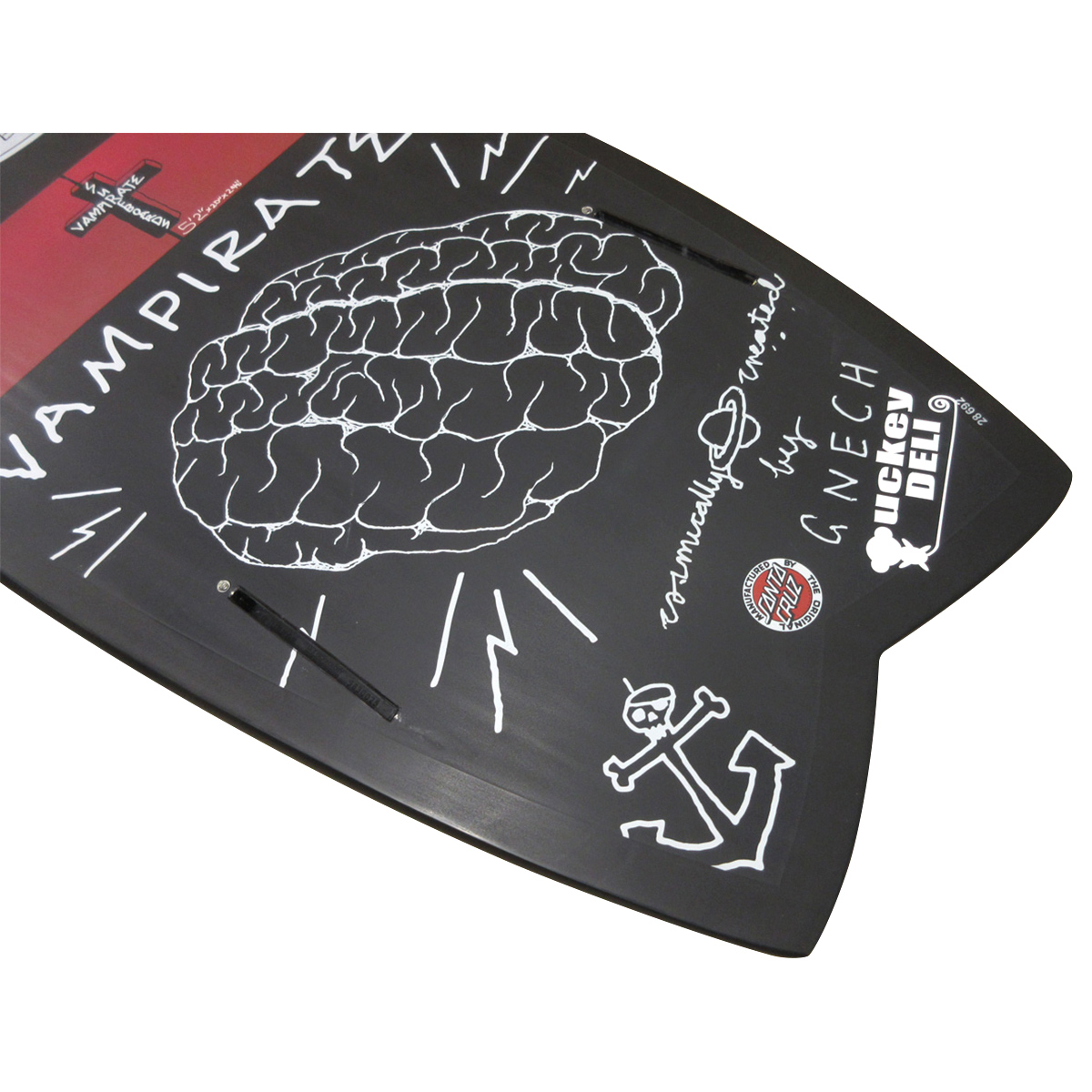 SANTA CRUZ x Vampirate Surfboards / GRAVE DIGGER POWERLYTE 5`2 