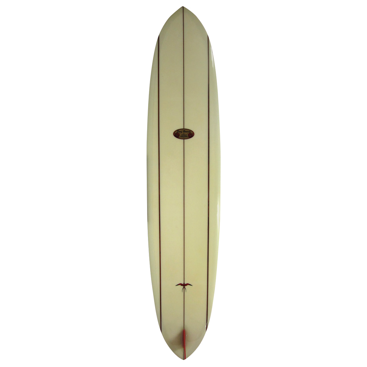HAWAIIAN PRO DESIGNS / RED FIN 9`2 PIN Shaped By Donald Takayama