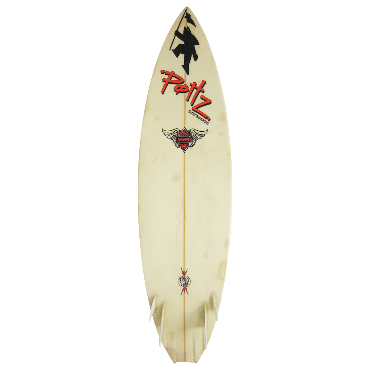 Pottz SURFBOARDS / 6'1 Quad Shaped by STUART D'ARCY 