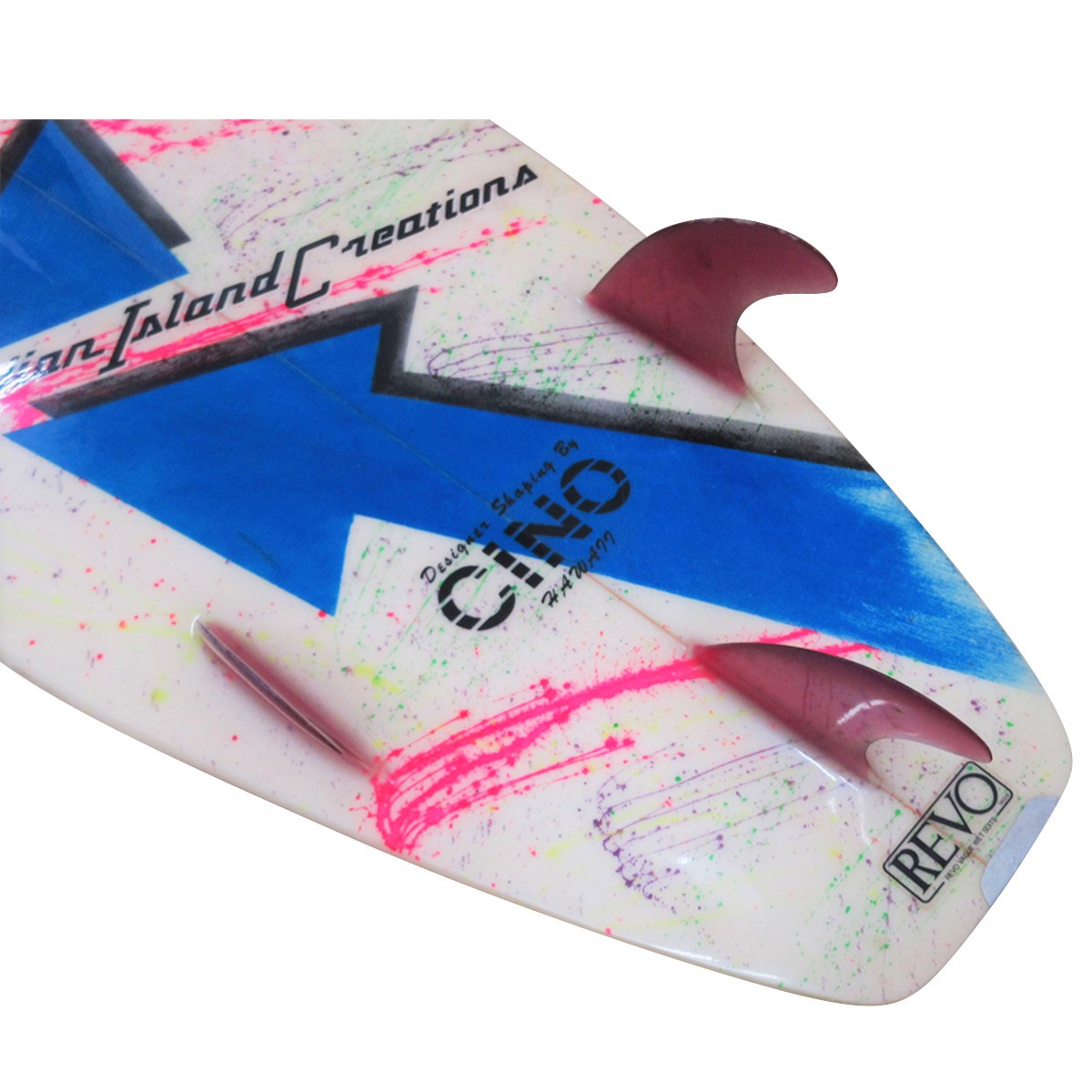 HIC / 80's Thruster 5`10 shaped by Cino Magallanes